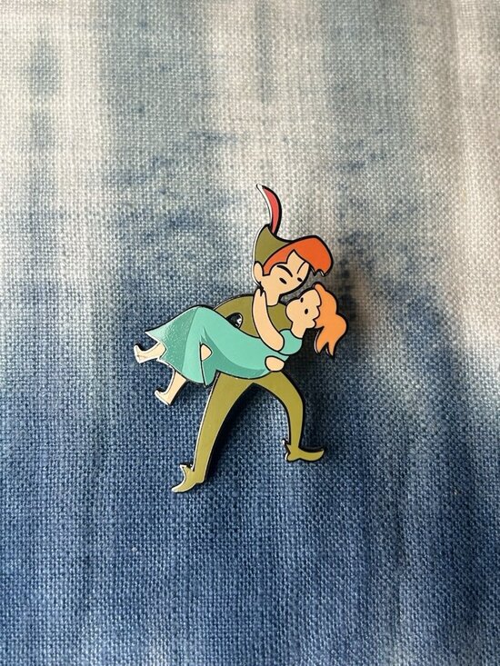 Disney Jewelry - Disney Pin Peter Pan Holding Wendy Neverland Conceptual Art LE # 21940 Trading